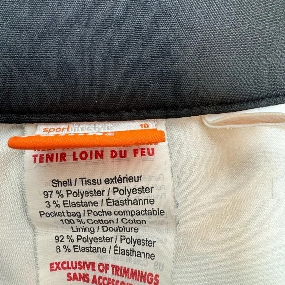 PUMA‎ Women’s Black Skirt with built in Brief SIZE 10 - Picture 5 of 7